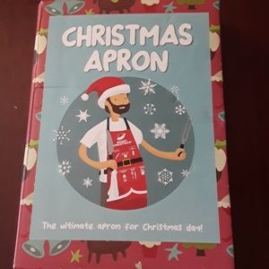 Christmas Novelty Red Apron New